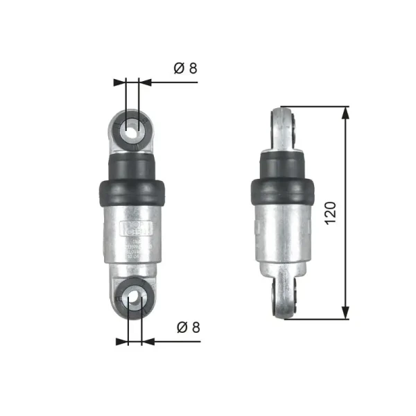 Gates Kayış Titreşim Amortisörü – T39215 / OEM 11282248169