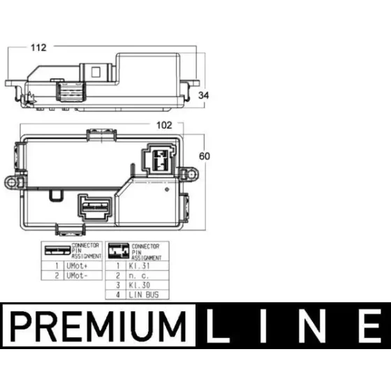 Mahle Klima Ayar Ünitesi – ABR68000P / OEM 64119311938 ürün görseli