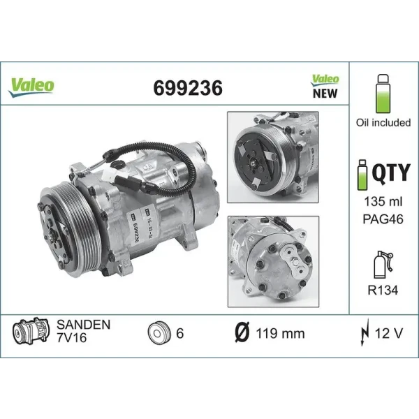 Valeo Klima Kompresörü – 699236