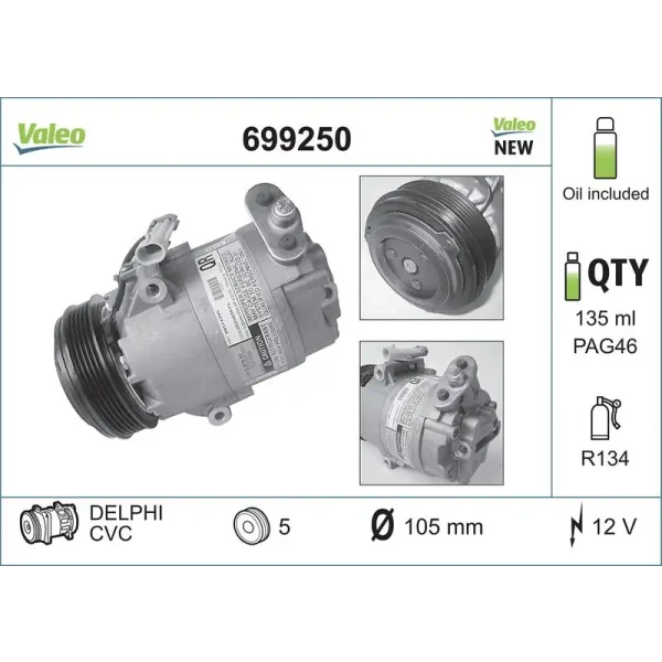 Valeo Klima Kompresörü – 699250