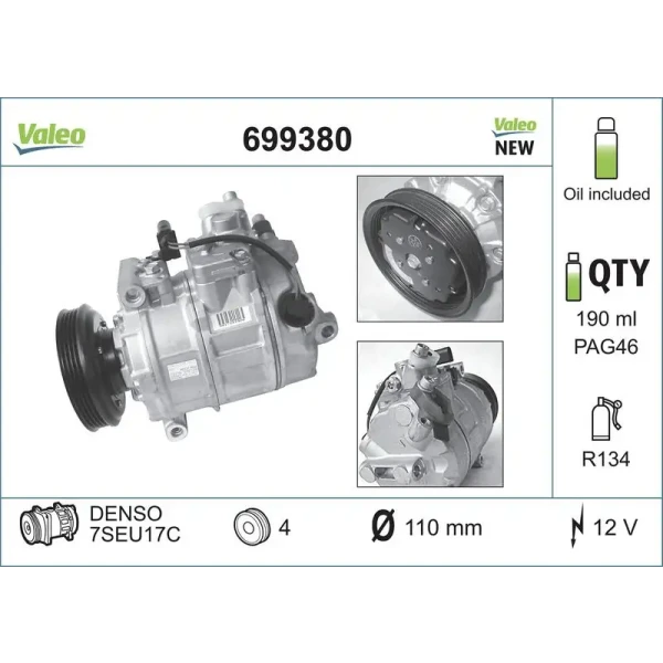 Valeo Klima Kompresörü – 699380