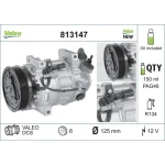 Valeo Klima Kompresörü – 813147 / OEM 8200720417