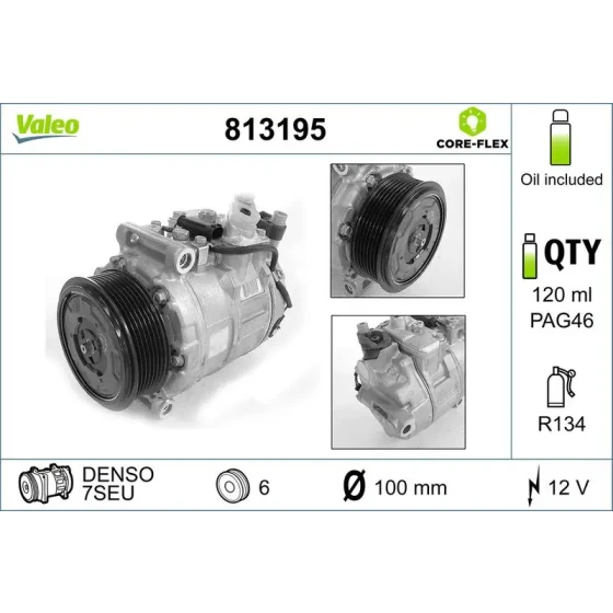 Valeo Klima Kompresörü – 813195 ürün görseli