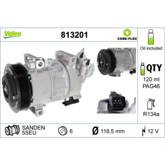 Valeo Klima Kompresörü – 813201 ürün görseli