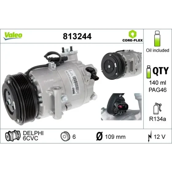 Valeo Klima Kompresörü – 813244 ürün görseli
