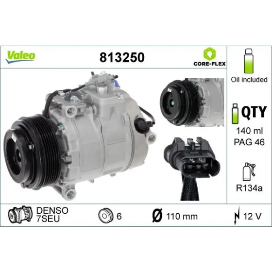 Valeo Klima Kompresörü – 813250 ürün görseli