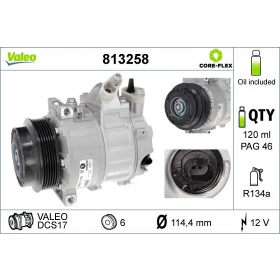 Valeo Klima Kompresörü – 813258 ürün görseli
