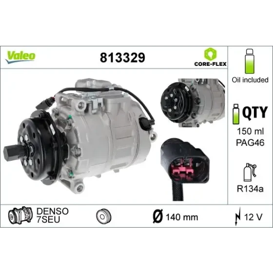 Valeo Klima Kompresörü – 813329 ürün görseli