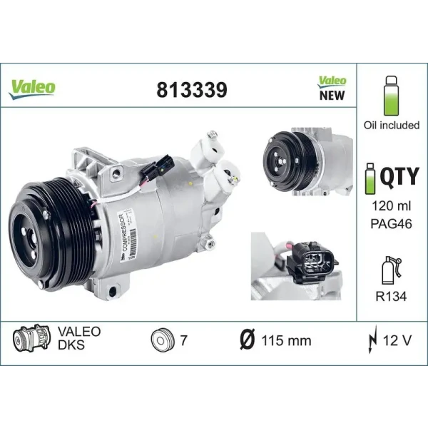 Valeo Klima Kompresörü – 813339 / OEM 92600JY02A