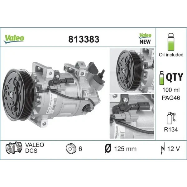 Valeo Klima Kompresörü – 813383