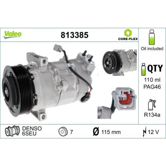 Valeo Klima Kompresörü – 813385 ürün görseli