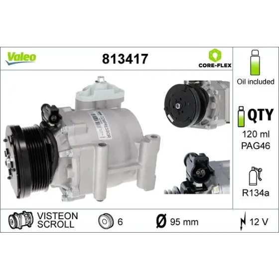 Valeo Klima Kompresörü – 813417 ürün görseli