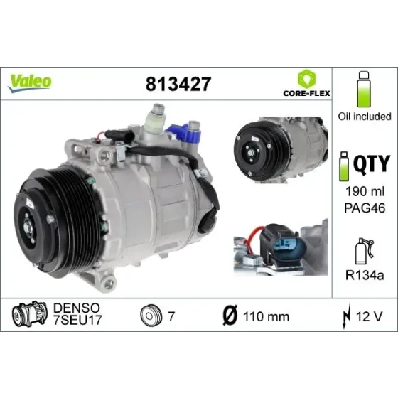 Valeo Klima Kompresörü – 813427 ürün görseli