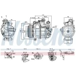 Nissens Klima Kompresörü – 890919 / OEM A0008304500