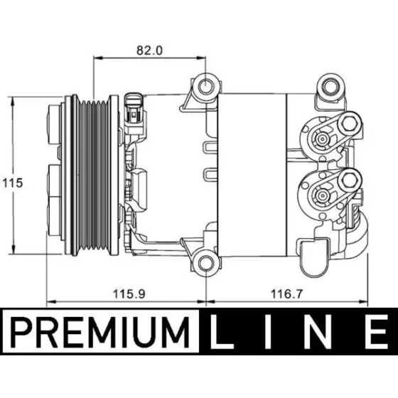 Mahle Klima Kompresörü – ACP1332000P ürün görseli