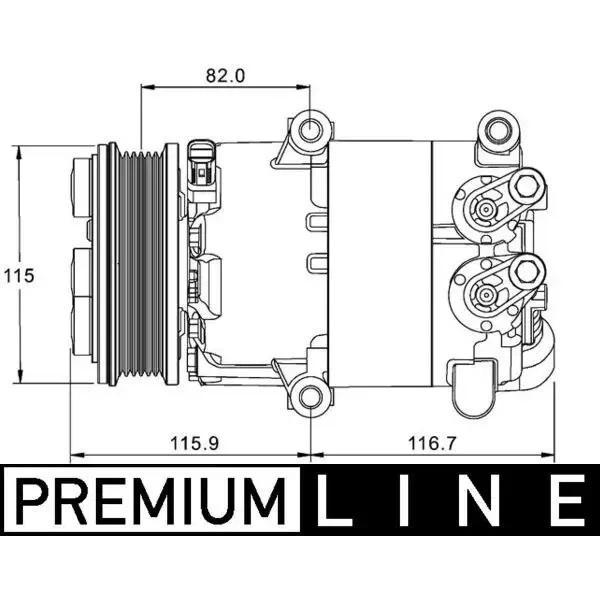 Mahle Klima Kompresörü – ACP1332000P