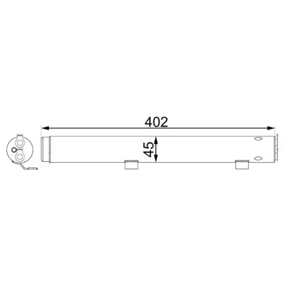 Mahle Klima Kurutucu Tüpü – AD285000S / OEM A2518350047 ürün görseli