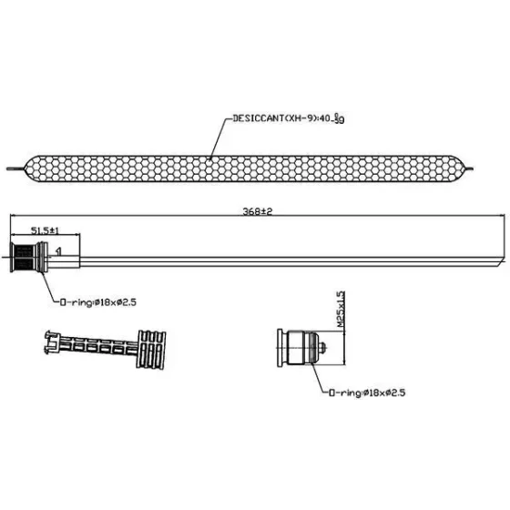 Mahle Klima Kurutucu Tüpü – AD89000S / OEM 7E0298403 ürün görseli