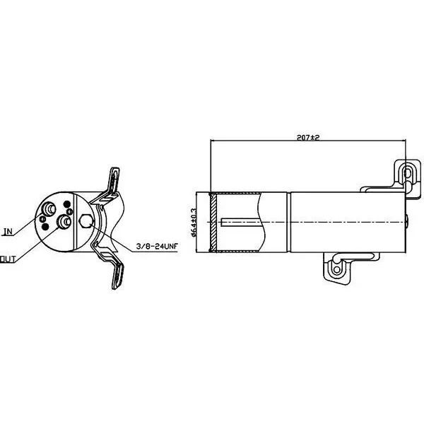 Mahle Klima Kurutucu Tüpü – AD90000S / OEM A2218300283