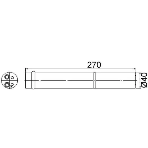 Mahle Klima Kurutucu Tüpü – AD96000S / OEM 7701067998 ürün görseli