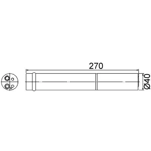 Mahle Klima Kurutucu Tüpü – AD96000S / OEM 7701067998