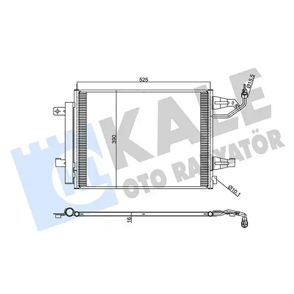 KALE Klima Radyatörü – 342555 / OEM A4548300070