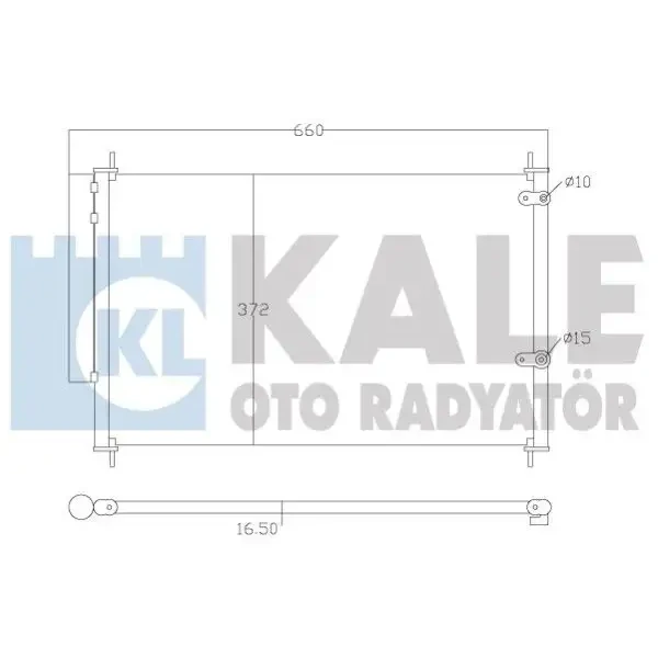 KALE Klima Radyatörü – 342595 / OEM 8845002330