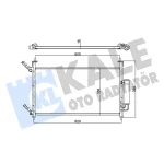 KALE Klima Radyatörü – 342965 / OEM 80110SMGE02