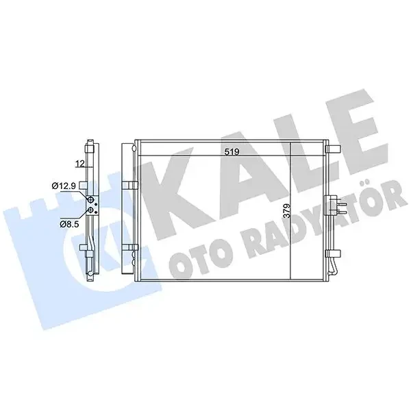 KALE Klima Radyatörü – 343020 / OEM 97606A5800