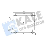 KALE Klima Radyatörü – 343095 / OEM 9638574080