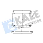 KALE Klima Radyatörü – 343110 / OEM 884600D050