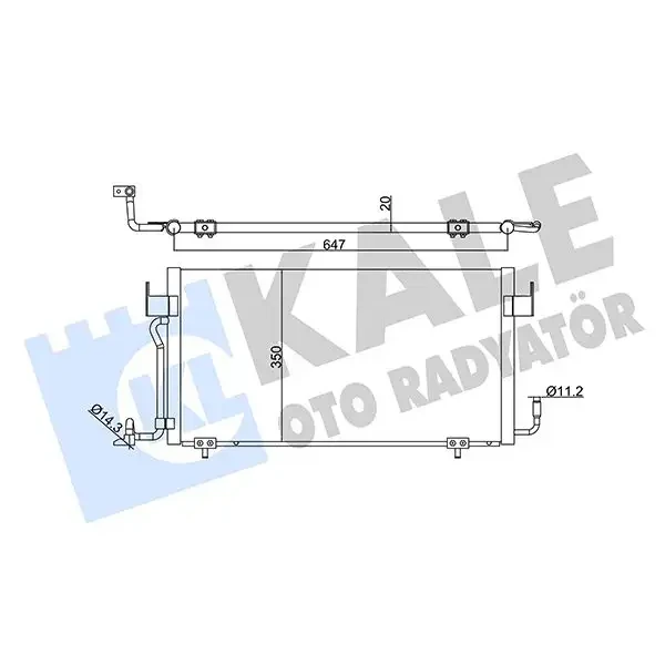 KALE Klima Radyatörü – 345340 / OEM 6455V8