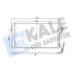 KALE Klima Radyatörü – 345760 / OEM A6398350470