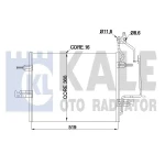 KALE Klima Radyatörü – 345805 / OEM 1850086