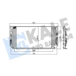 KALE Klima Radyatörü – 345820 / OEM 94855107