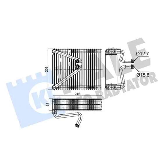 KALE Klima Radyatörü – 349990 / OEM 46770820 ürün görseli