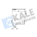 KALE Klima Radyatörü – 350055 / OEM 6444C9