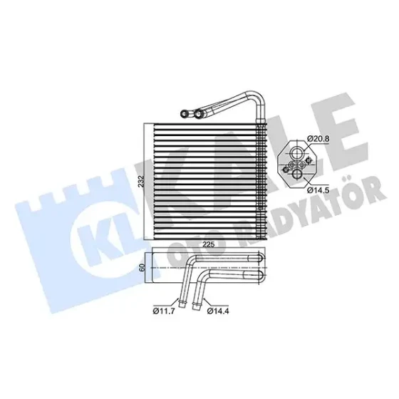 NRF Klima Radyatörü – 350065 / OEM 52102802 ürün görseli