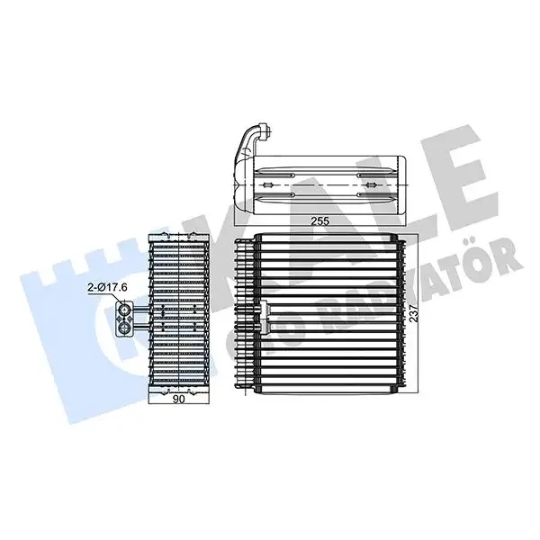 NRF Klima Radyatörü – 350080 / OEM A0995000002