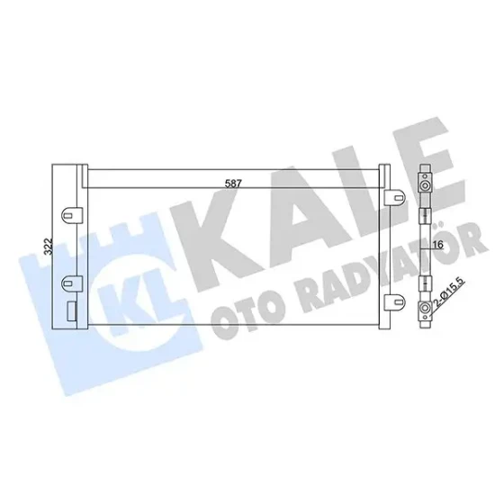 KALE Klima Radyatörü – 350565 ürün görseli