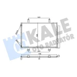 KALE Klima Radyatörü – 350640 / OEM 9531071L00