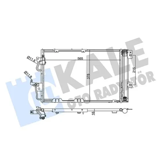 KALE Klima Radyatörü – 350650 / OEM 93178959 ürün görseli