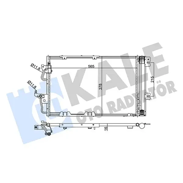 KALE Klima Radyatörü – 350650 / OEM 93178959