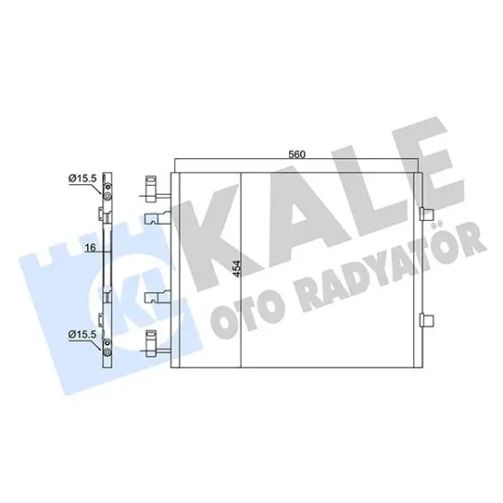KALE Klima Radyatörü – 350670 ürün görseli