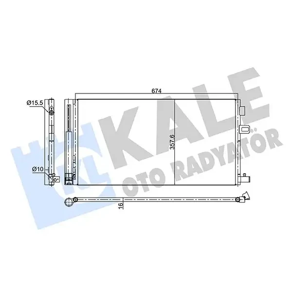 KALE Klima Radyatörü – 350675 / OEM 921001952R