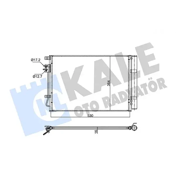 KALE Klima Radyatörü – 353130 / OEM 976060U000AS