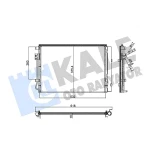 KALE Klima Radyatörü – 353190 / OEM 976061W001