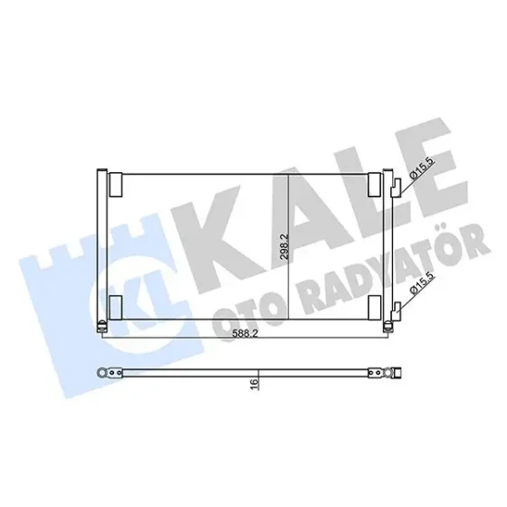 KALE Klima Radyatörü – 353210 / OEM 46788049 ürün görseli