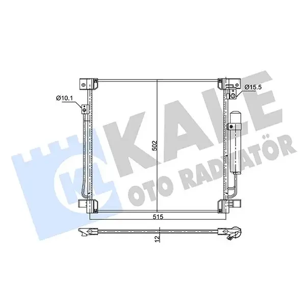 KALE Klima Radyatörü – 354015 / OEM 7812A292