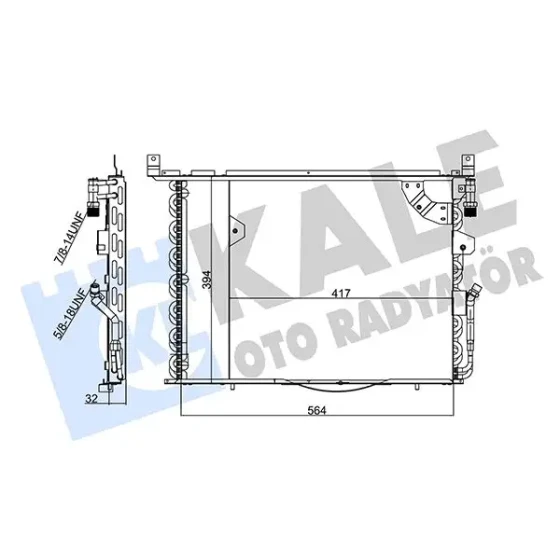 KALE Klima Radyatörü – 354070 ürün görseli